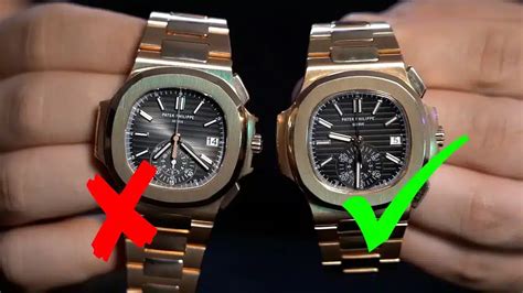 difference between real and fake patek philippe